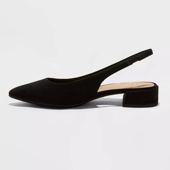 A New Day Elle Slingback Pointed Toe Heels - Picture 2 of 7